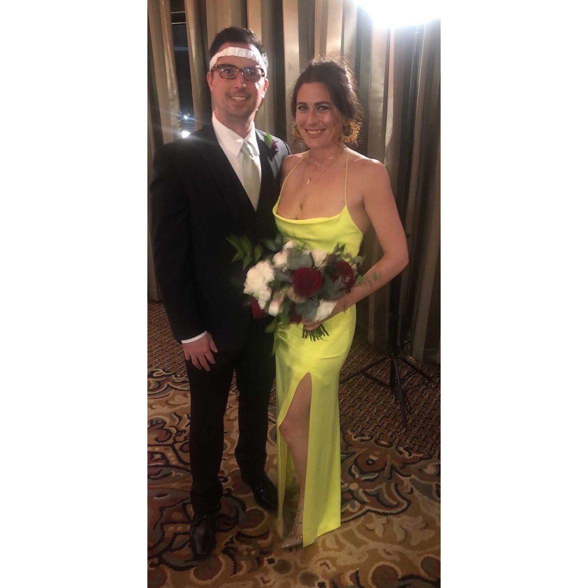 The night Mollie Caught the Bouquet & Patrick Caught the Garter! 