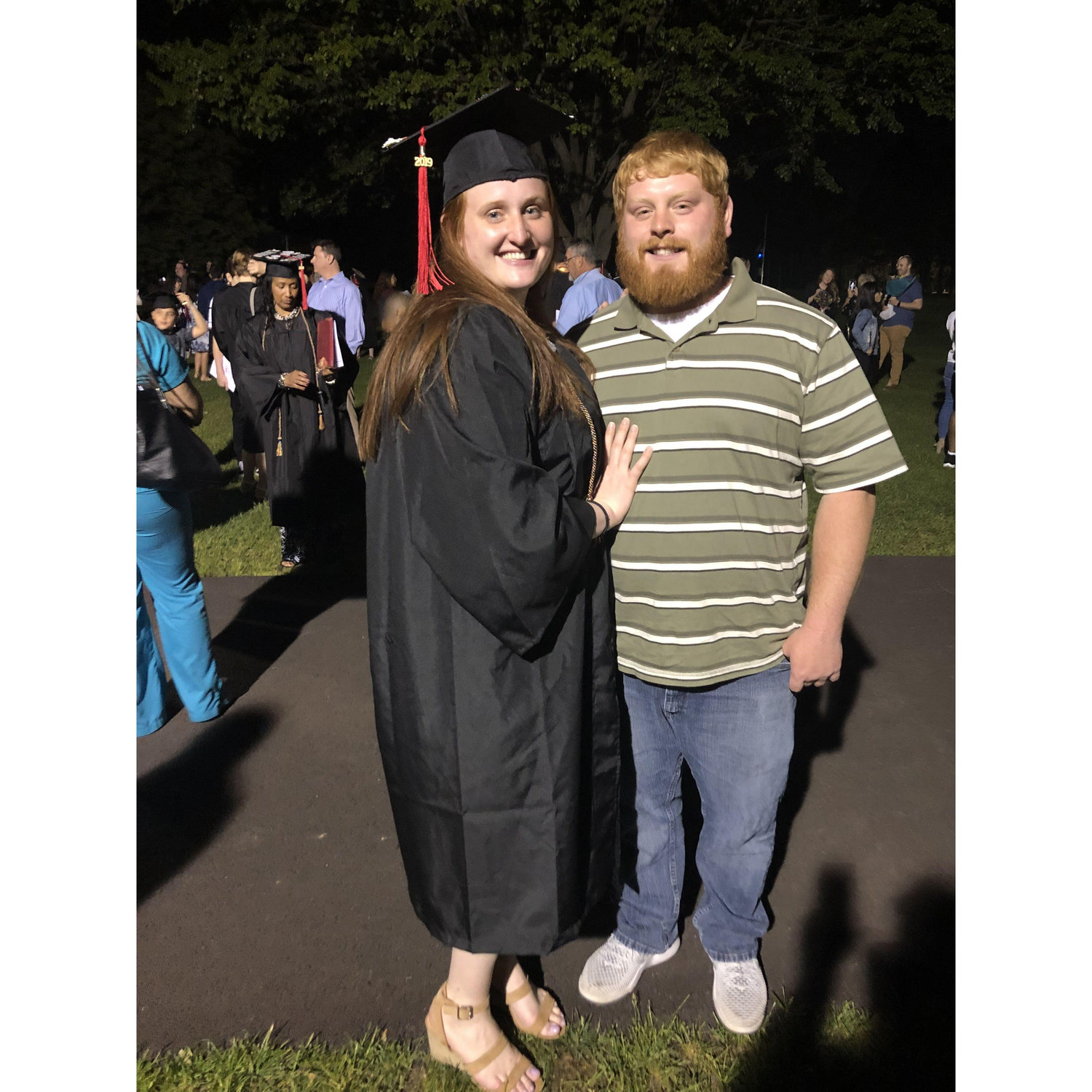 Kelly's RN graduation in 2019