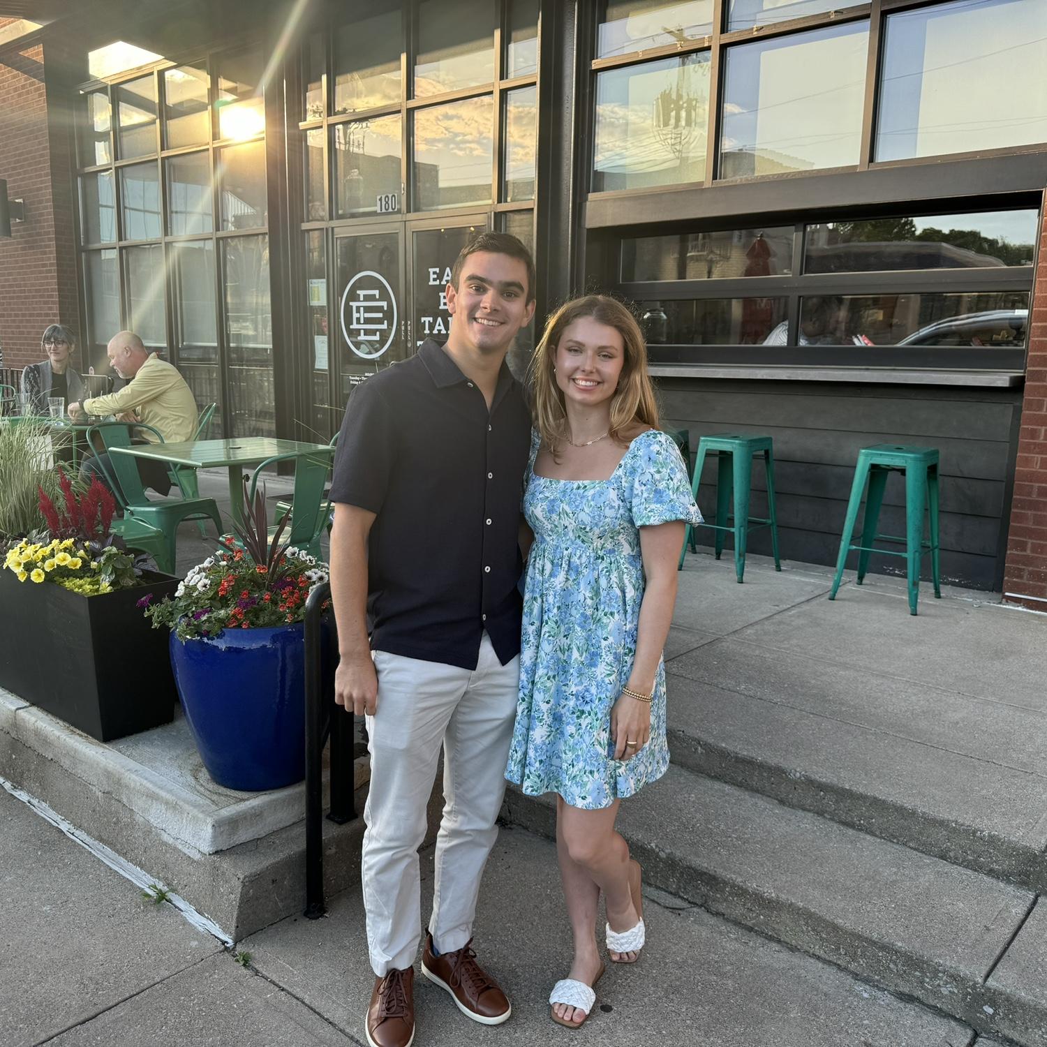 May 10, 2024. Just a cute dinner date picture!