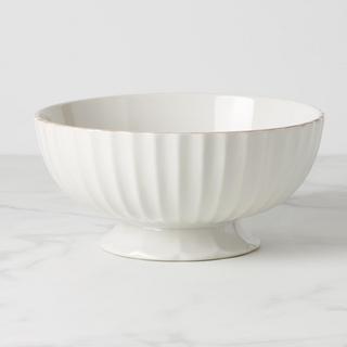 French Perle Scallop Lux Centerpiece Bowl