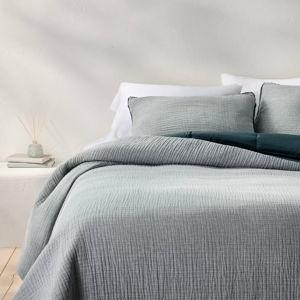 Textured Chambray Comforter & Sham Set - Casaluna™
