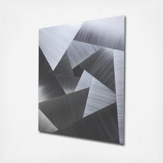 Scattered Edges Cubism Metal Wall Art