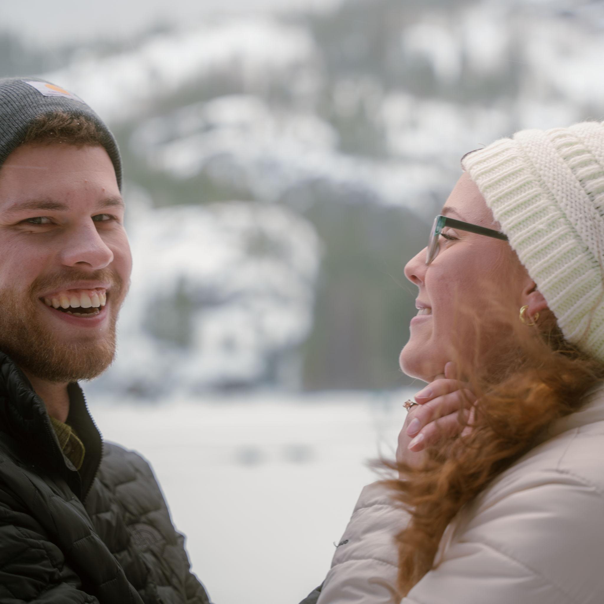 Proposal at Bear Lake, Estes Park Colorado. Aimee had no idea...well she definitely had her suspicions.