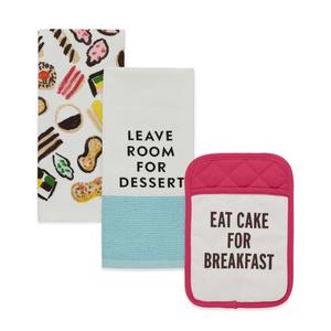 kate spade new york Food for Thought Kitchen Linens
