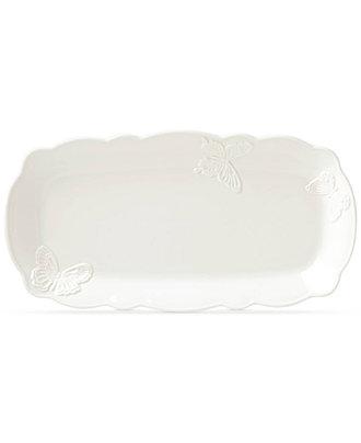 Lenox Butterfly Meadow Carved Collection Hors d'Oeuvre Tray