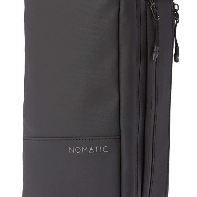 NOMATIC- Toiletry Wash Bag for Travel, Waterproof Storage Case for Shaving Kit, Makeup, Toiletries (Black), Large V2