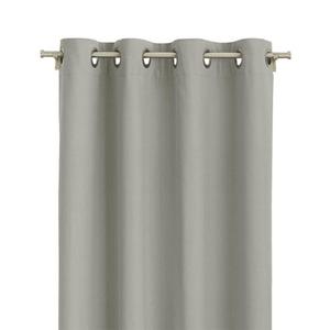 Wallace 52"x96" Grey Grommet Curtain Panel