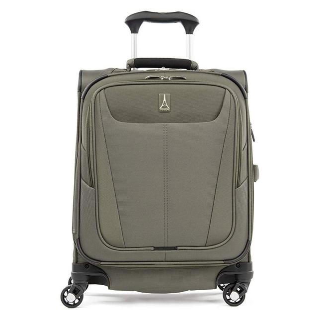 Travelpro Maxlite 5 Softside Expandable Luggage with 4 Spinner Wheels, Lightweight Suitcase, Men and Women, International, Slate Green, Carry-On 19-Inch