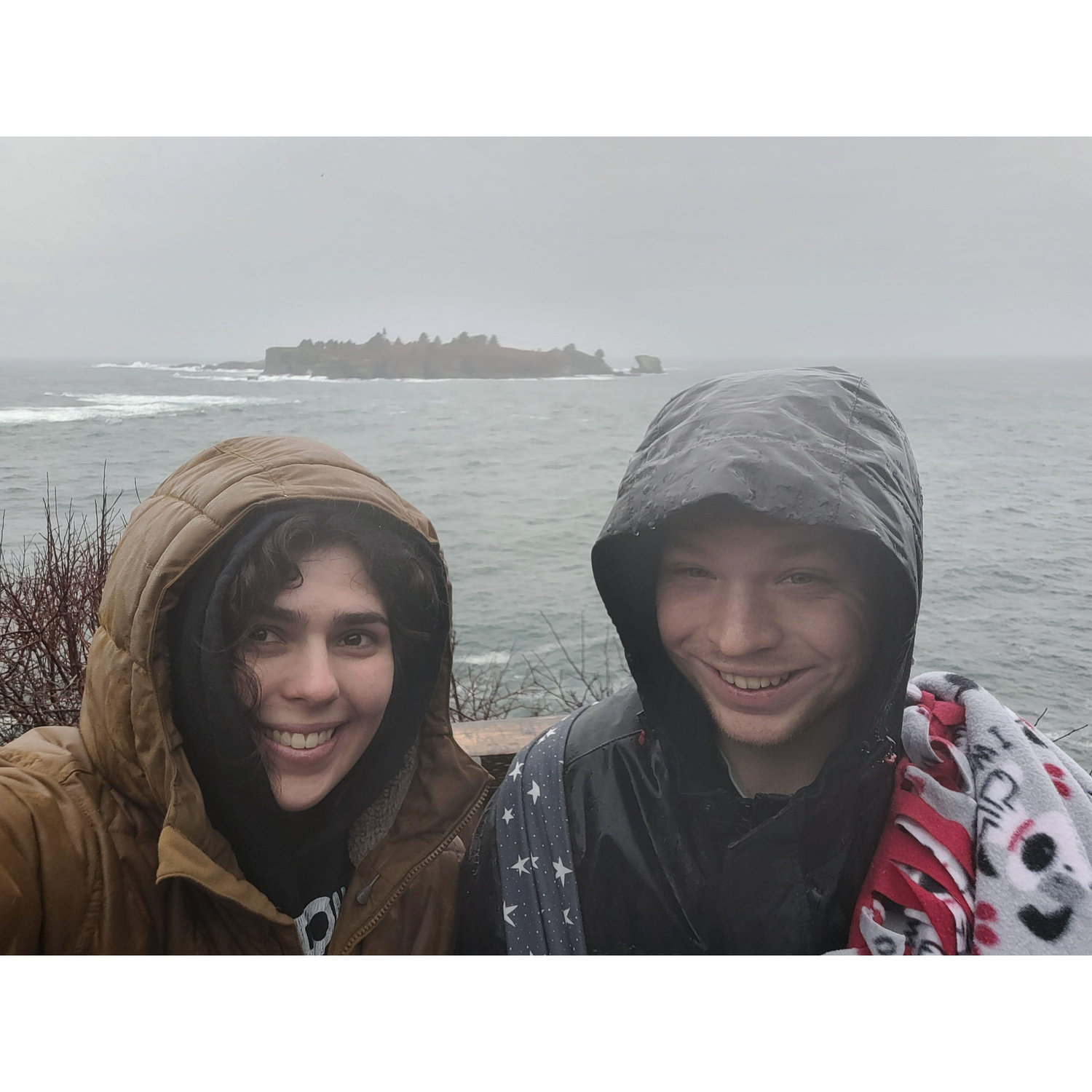 Hiking rain or shine