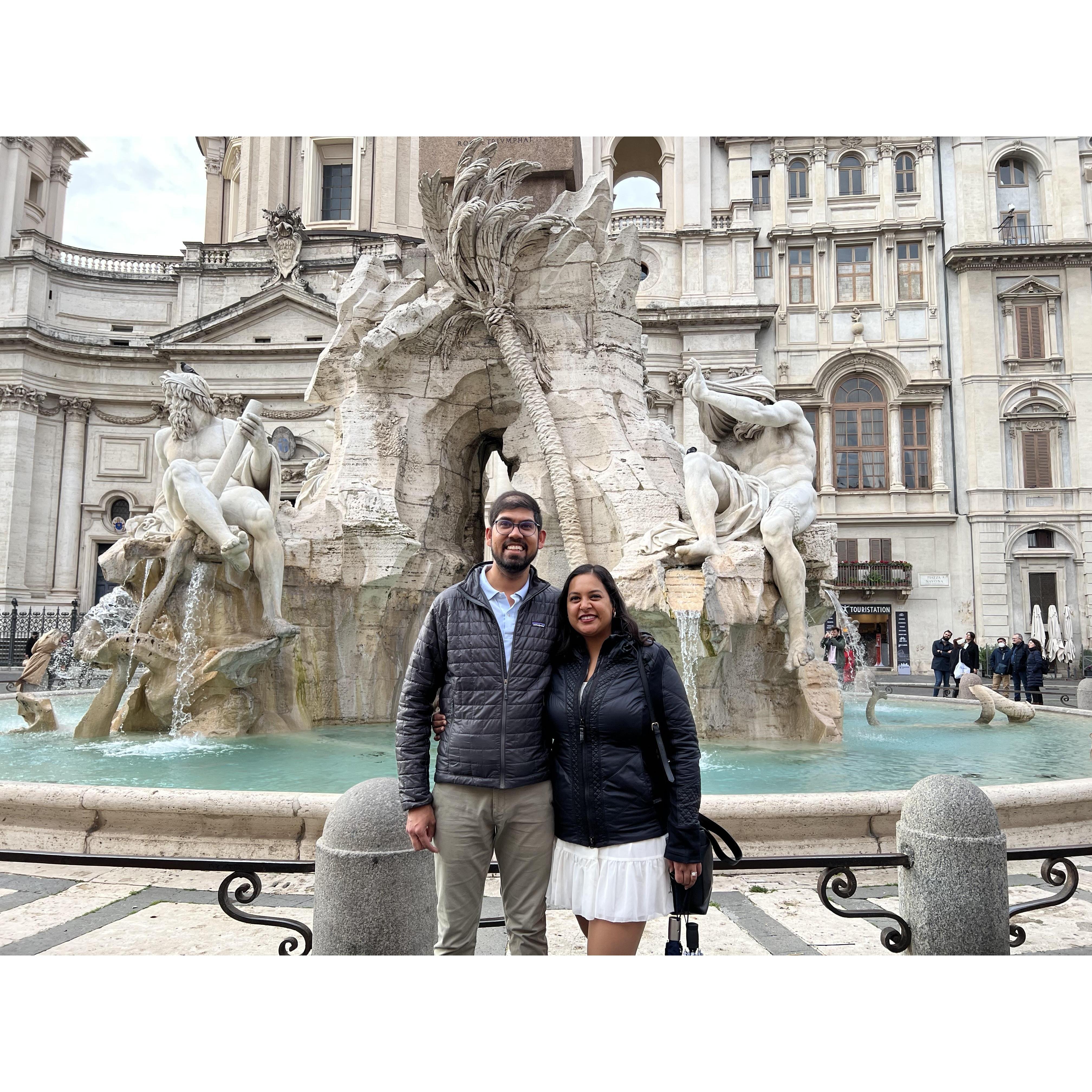 Trevi Fountain, Rome, Italy.