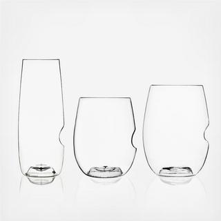 Go Anywhere Variety 12-Piece Set - Wine Glasses, Cocktails, Flutes