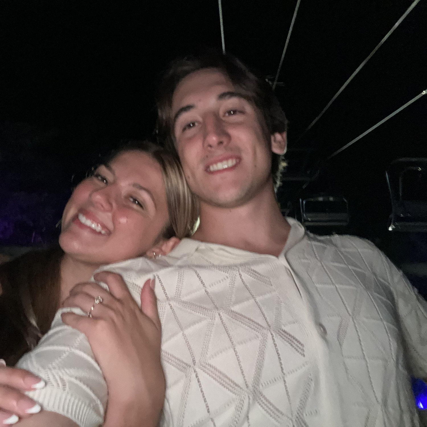 The night we got engaged was so special.