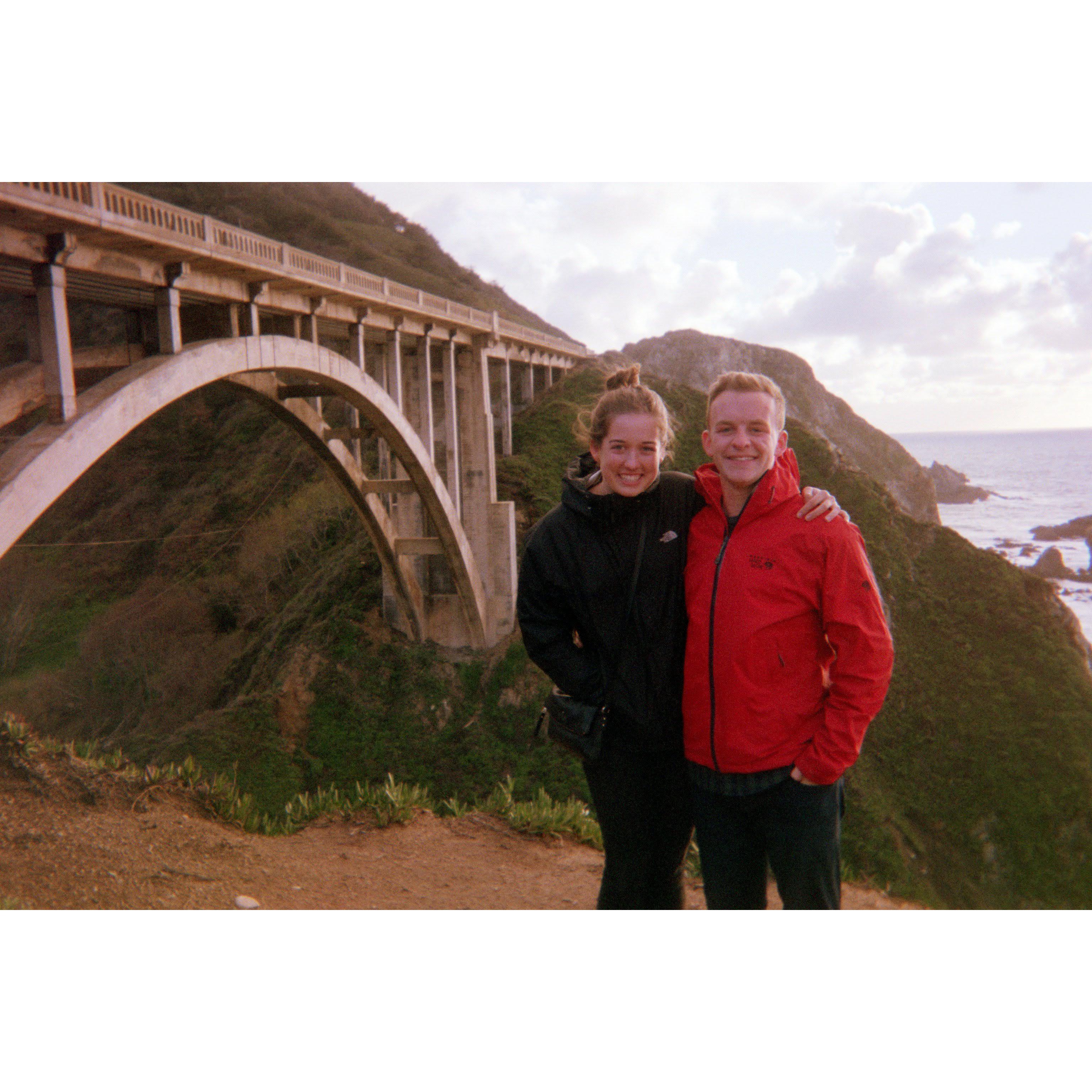 The Bixby Canyon Bridge in Big Sur, California in 2019. A Lagunitas beer tastes even better with a view like this one.
