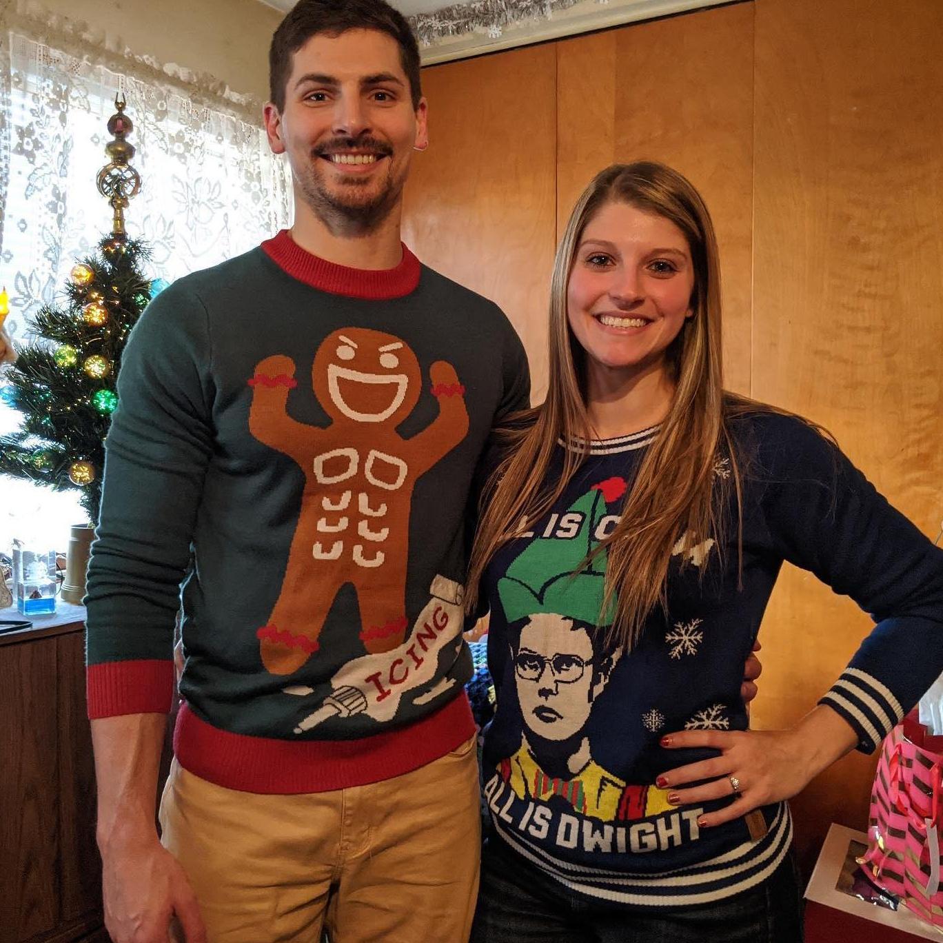 We love ugly sweaters!