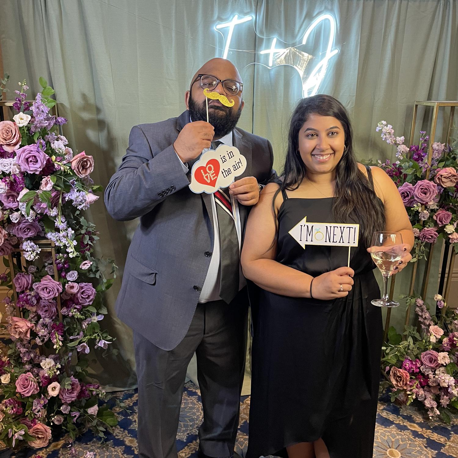 When you catch the bouquet !