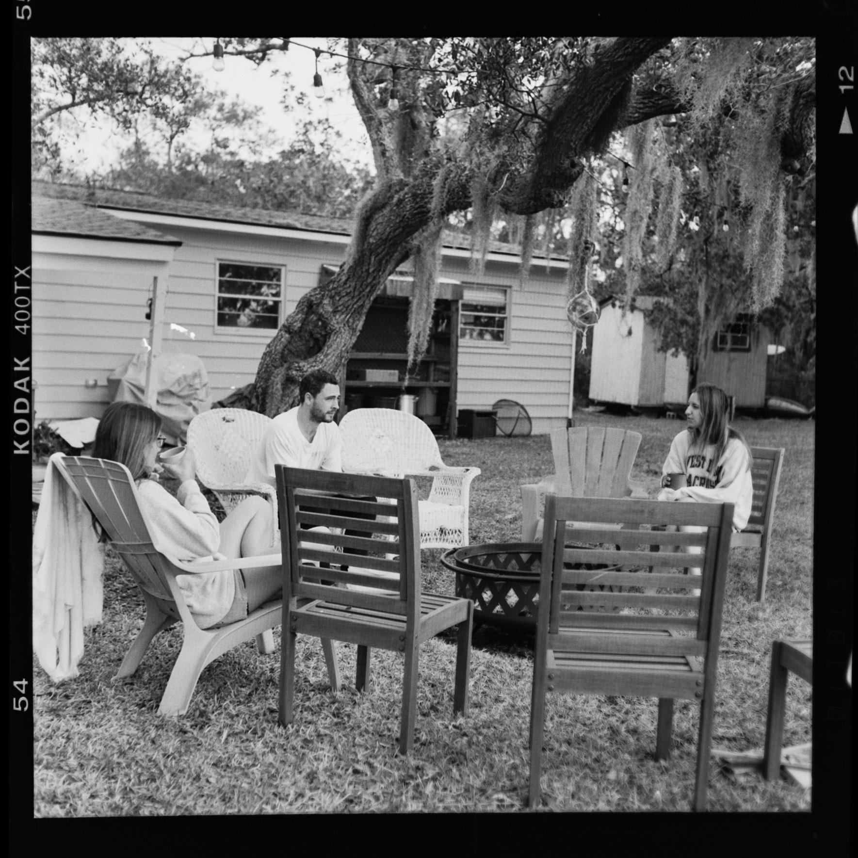 first picture ever taken of us together - back where it all started in john & emma's first backyard