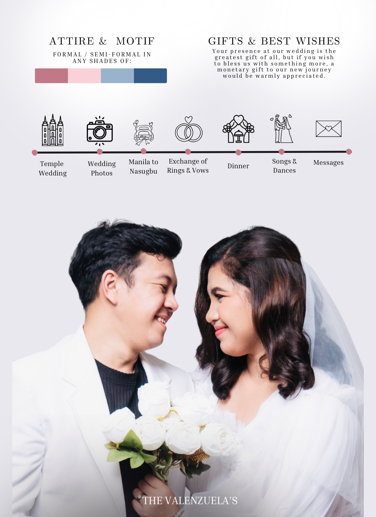 The Wedding Website of Kendrick Valenzuela and Liahona Orcuse