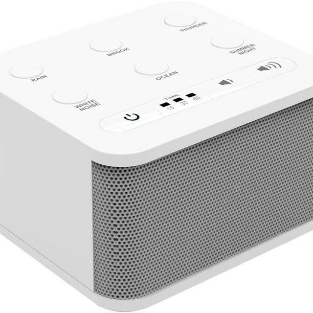 Big Red Rooster 6 Sound White Noise Machine | Sound Machine for Sleeping | Portable White Noise Machine for Office Privacy | Travel Sound Machine Baby | Plug in Or Battery Operated