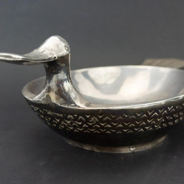 Valenti | Vintage Bird-Form Bowl | 1960s | Small Platter | Silver Bronze | Bowl | Trinket Tray | Jewelry Dish | Ashtray | Made in Spain