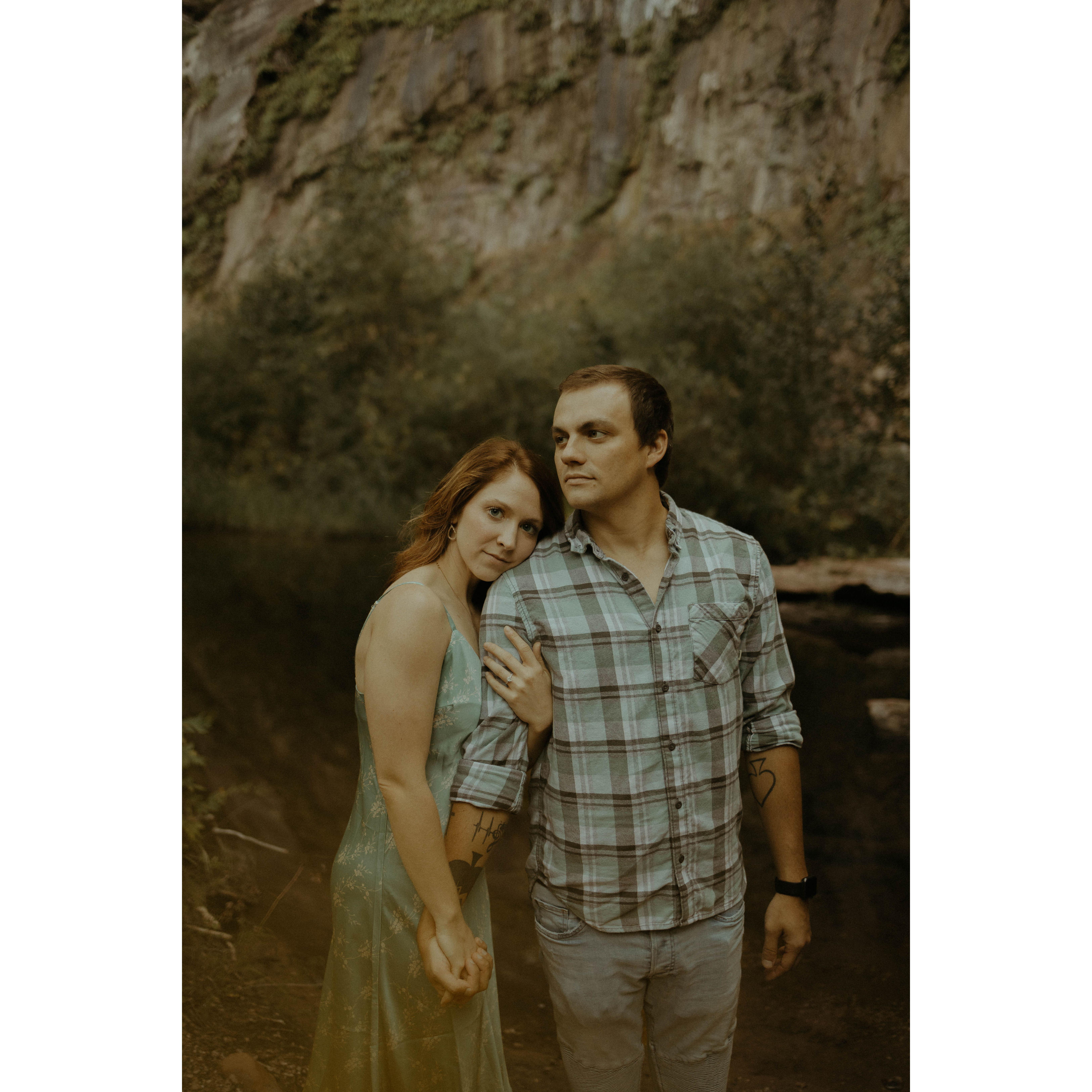 West Fork Trail Sedona, AZ. Engagement photoshoot and happened to be our 10 month.