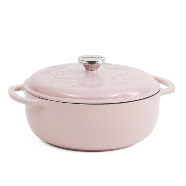 4.5qt Cast Iron Tulip Cover Dutch Oven | Kitchen & Dining Room | TJ Maxx