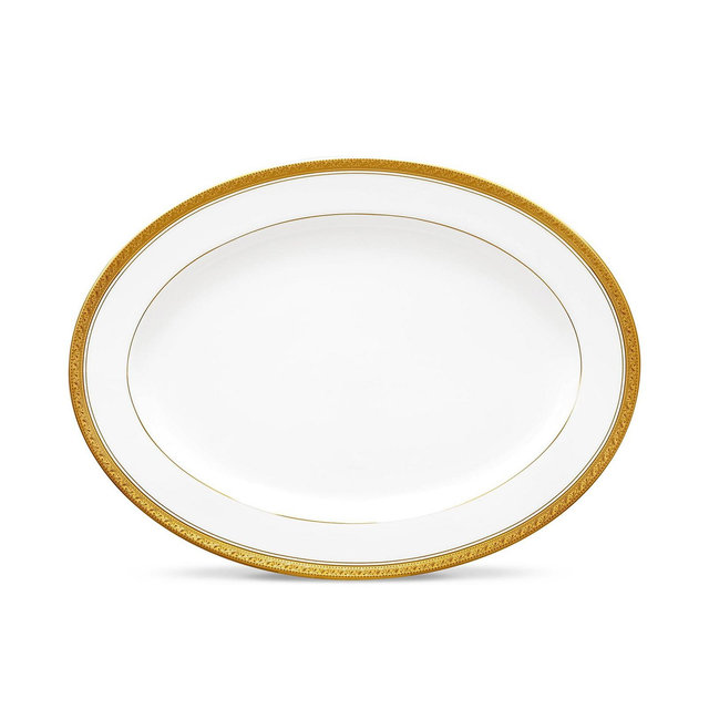 Noritake Crestwood Gold Oval Platter