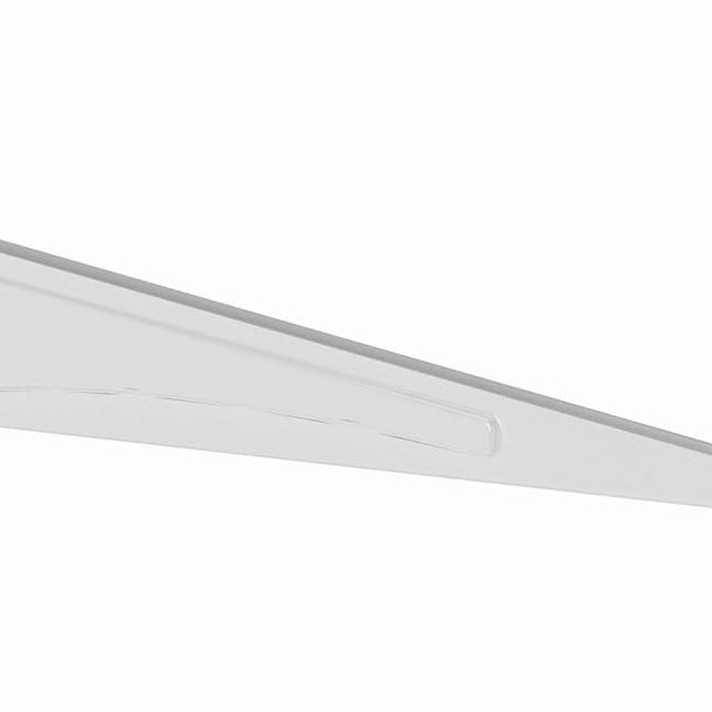 ClosetMaid 2854 ShelfTrack Locking Shelf Bracket for 16 in. Deep Wire Shelving, for Adjustable Closet Systems, 1-Pack, White