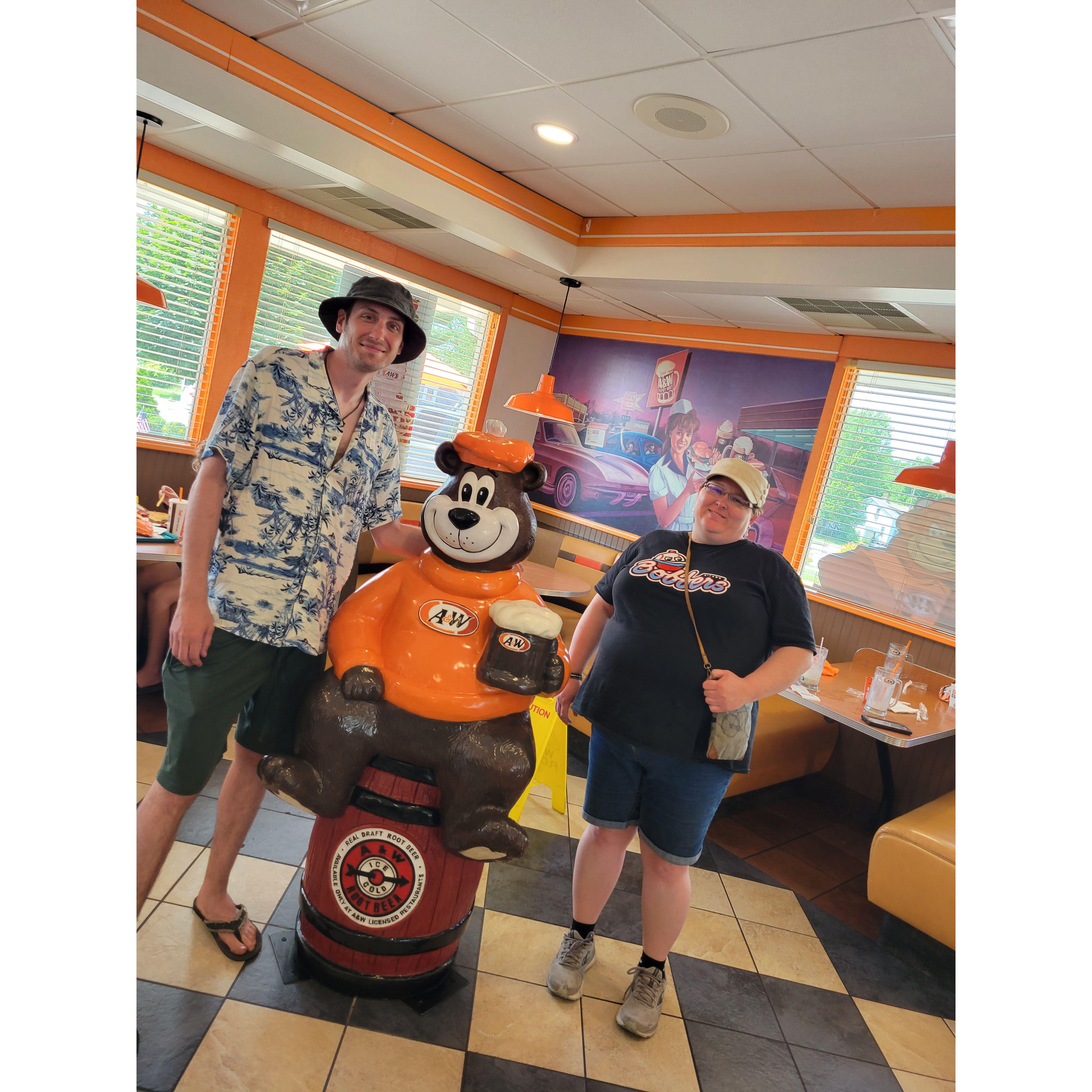 A&W in Clintonville fourth of July 2021