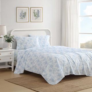 Cotton Percale 4-Piece Sheet Set