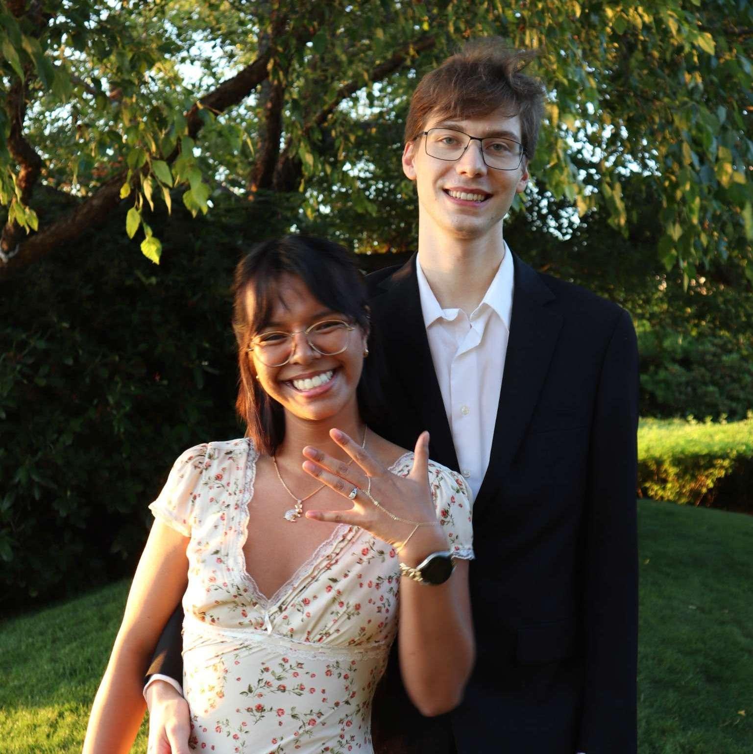 We were so beyond excited in this moment.