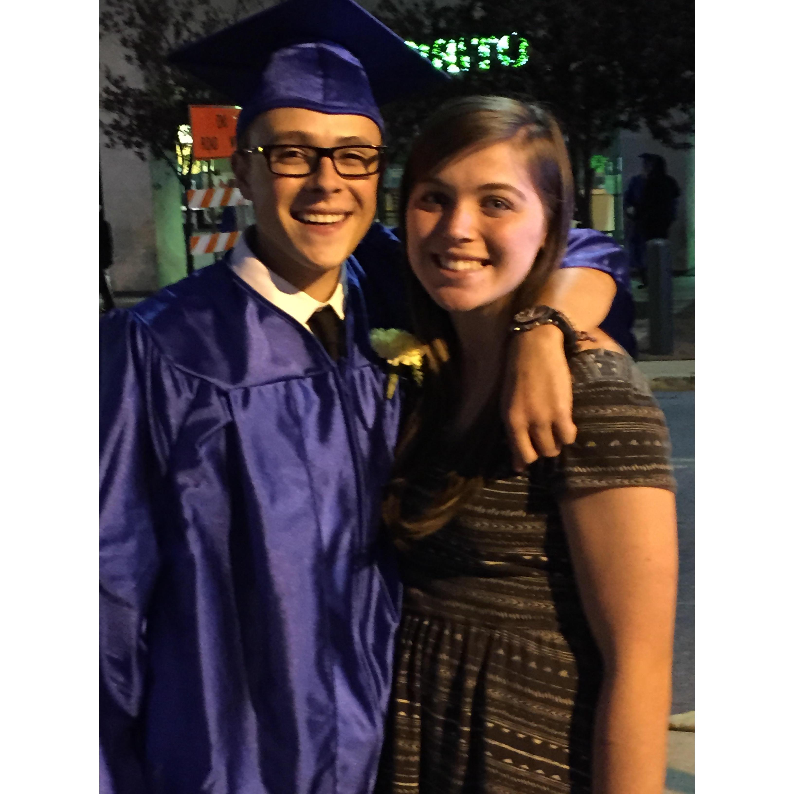 Alec's high school graduation