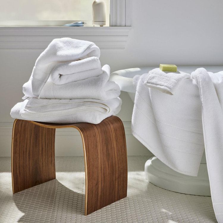 Gözze Sylt Bath Towel - 50 X 100 Cm, White, 100% Cotton, 440 Gsm, Oeko-Tex Certified