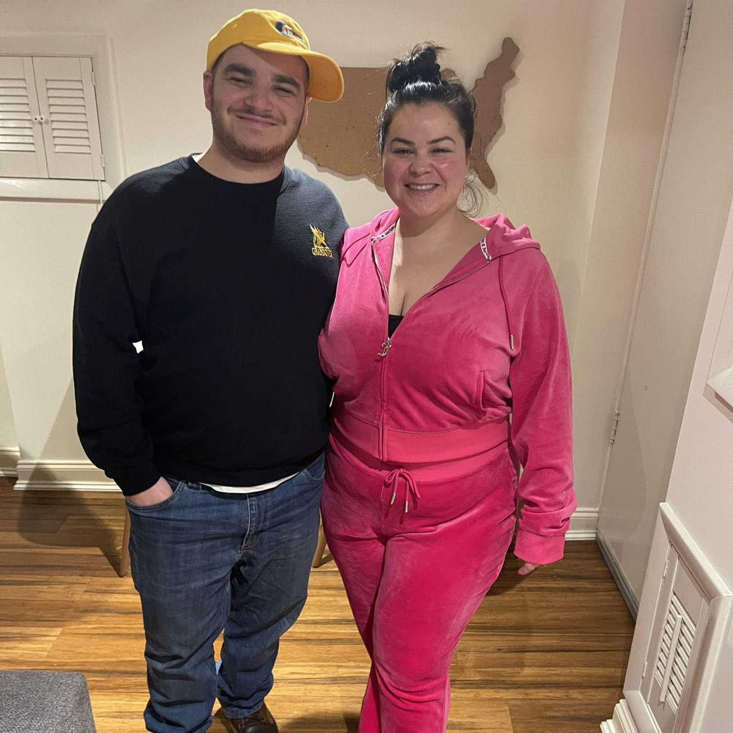 Our first New Year's dressed in early 2000's