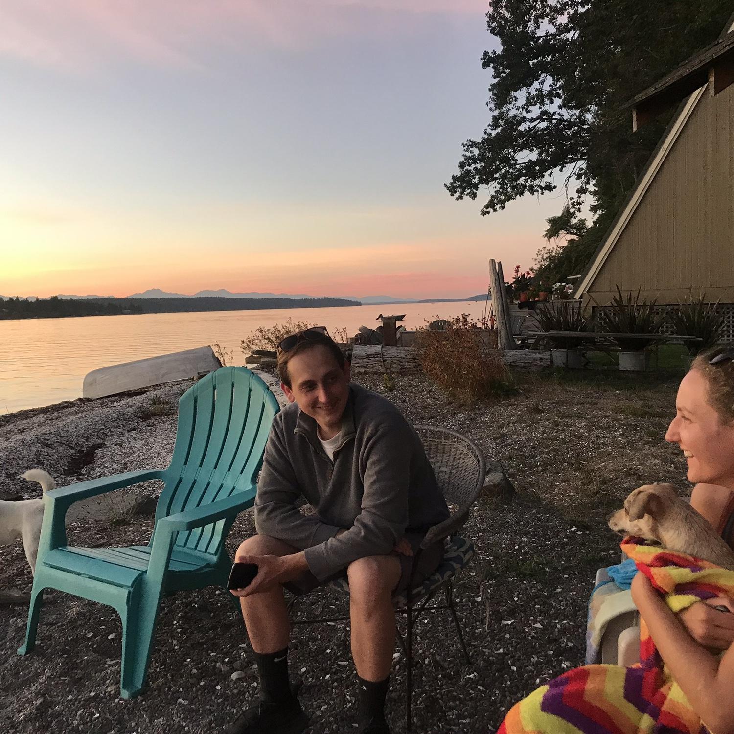 Beach House days with Jessica and Oscar