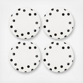 Deco Dot Dinner Plate, Set of 4
