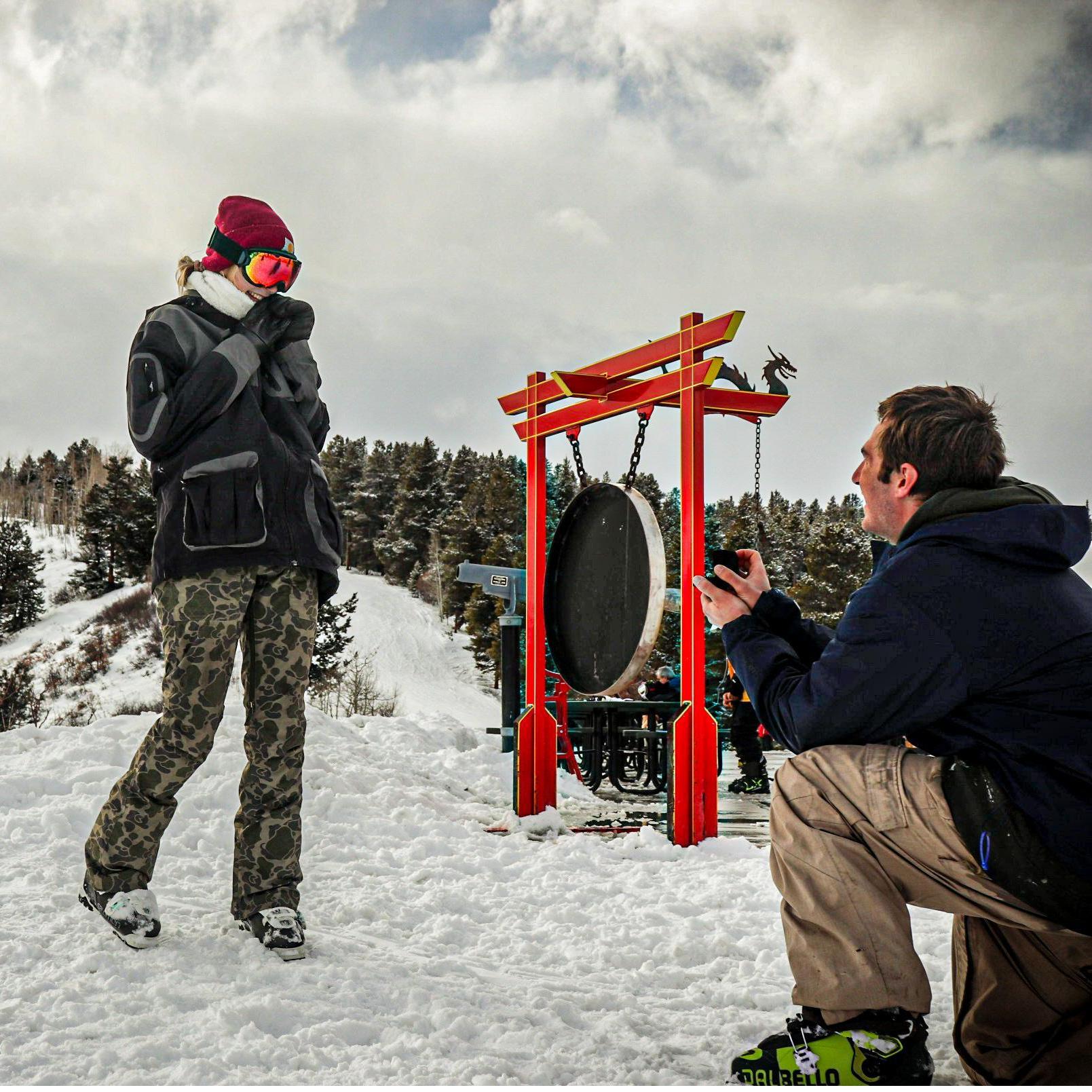The Proposal, top of Buttermilk Mountain 12/25/19