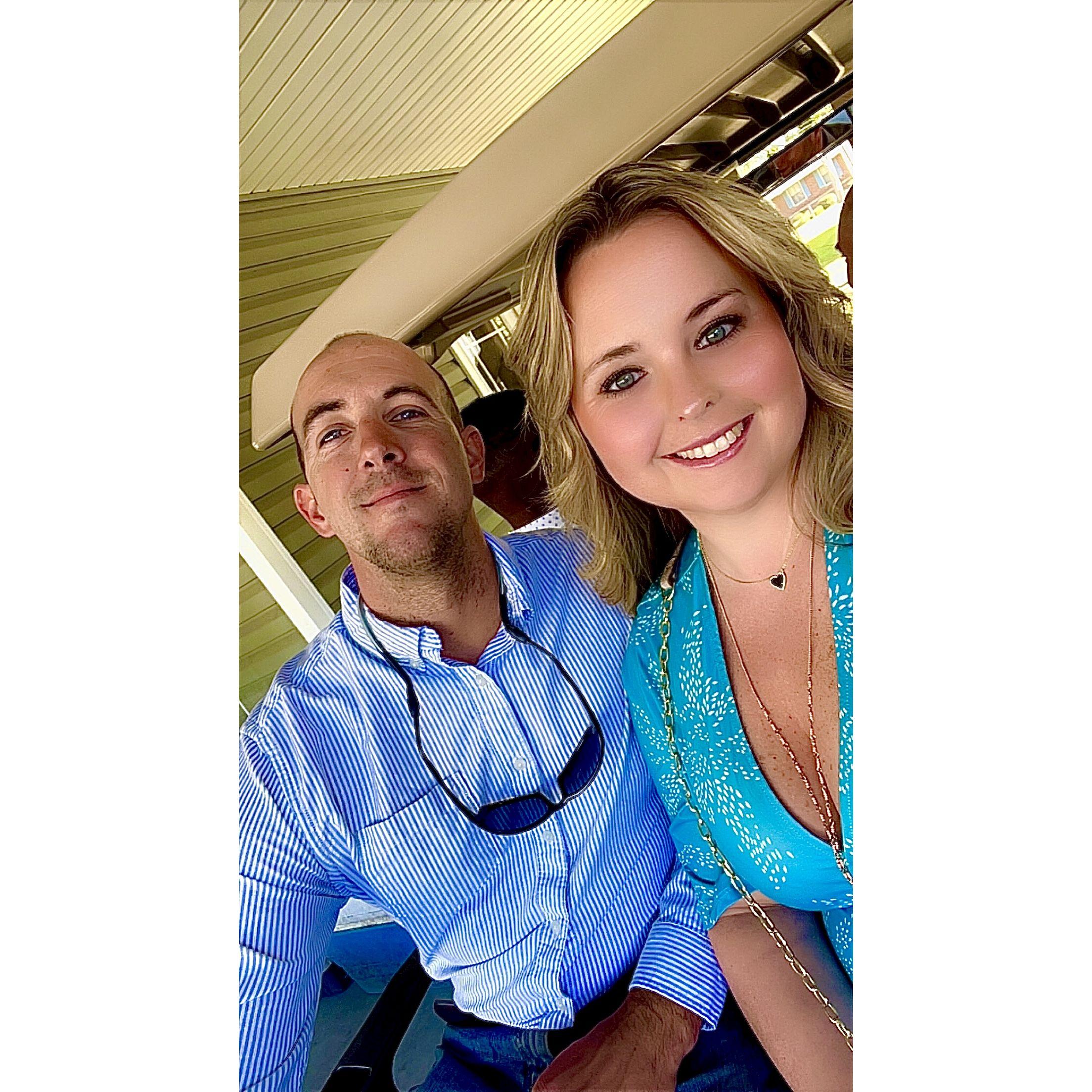 One of many wedding photos together!