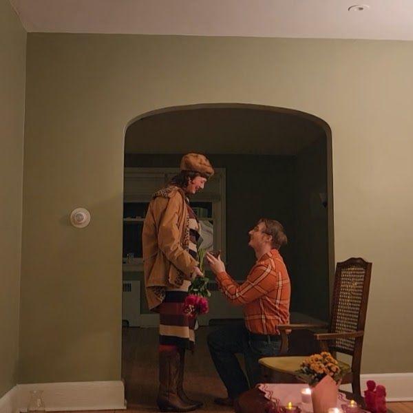 Nicky proposing