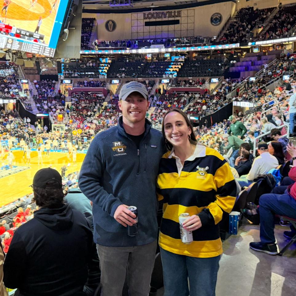 Cheering on Marquette in Cleveland during March Madness