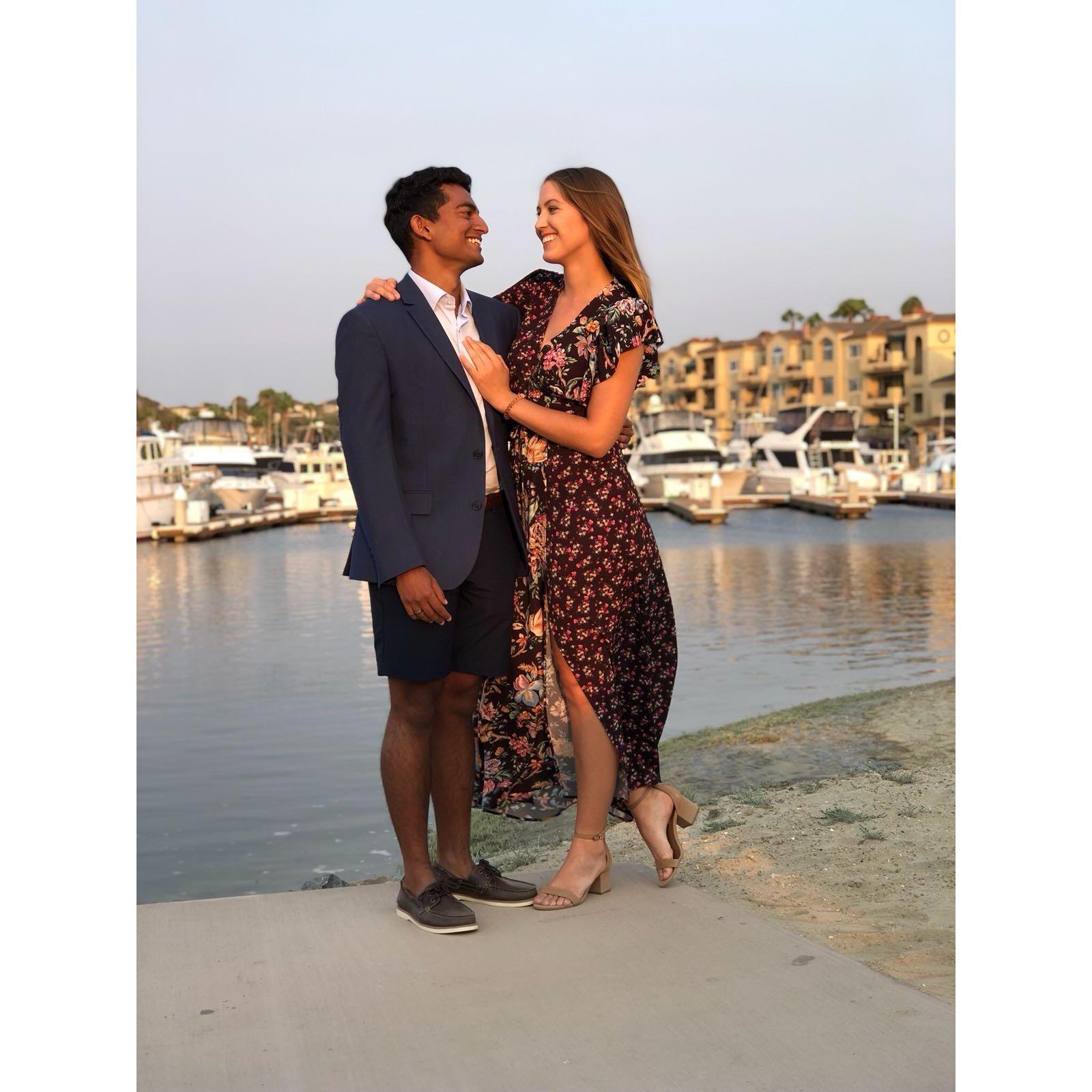 At a friend's wedding, "Beach Formal" (2018).