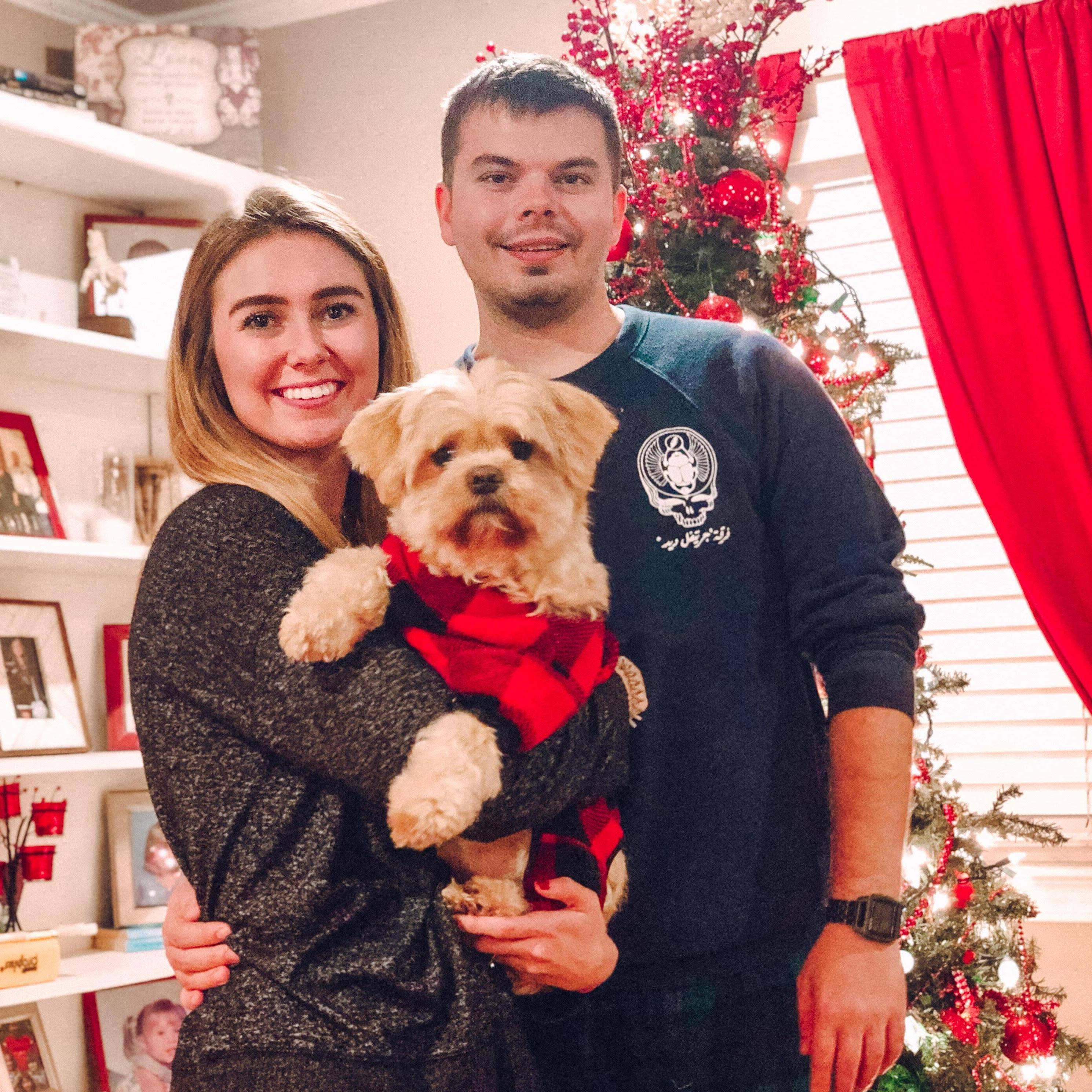 Christmas 2020 with Bentley.