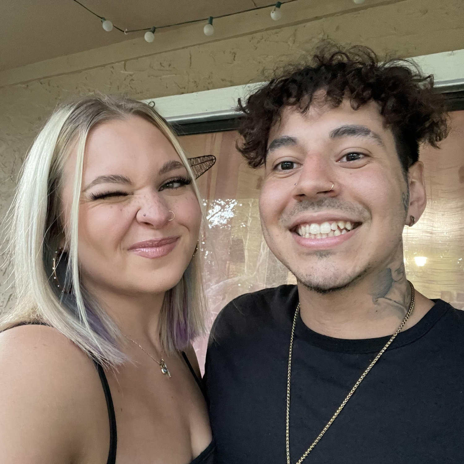 Our first picture together! 2023