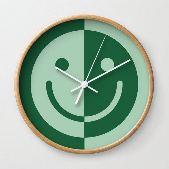 Happy Sage Wall Clock