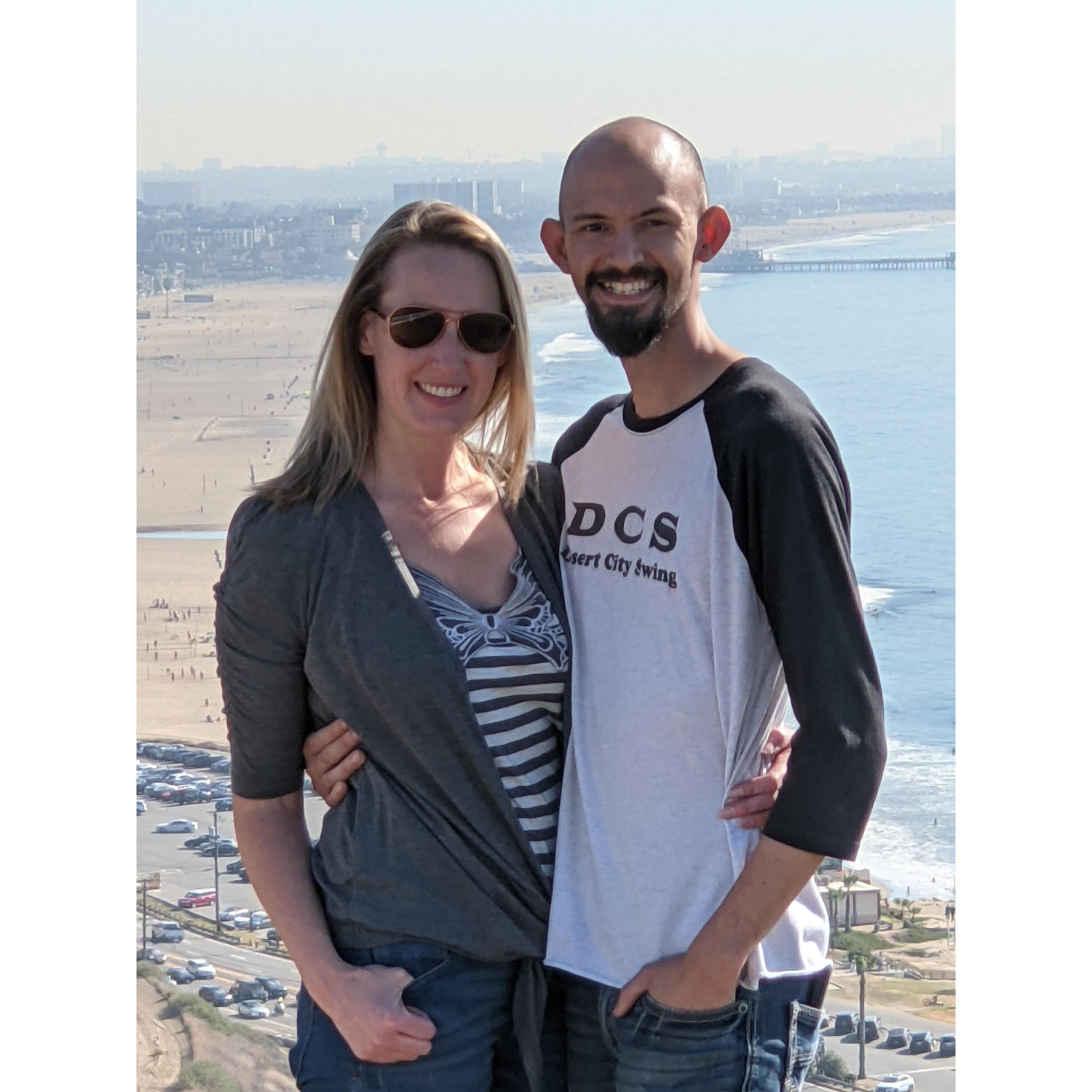 On the bluffs in the Palisades in February 2021.