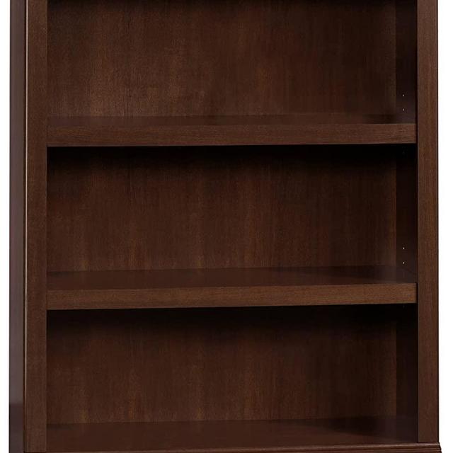 Sauder 3 Shelf Bookcase, Select Cherry finish