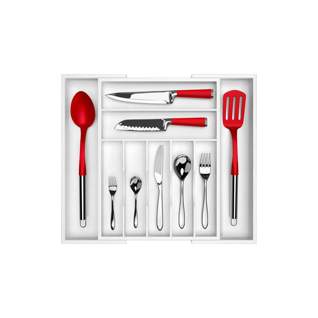 Royal Craft Wood Bamboo Kitchen Drawer Organizer