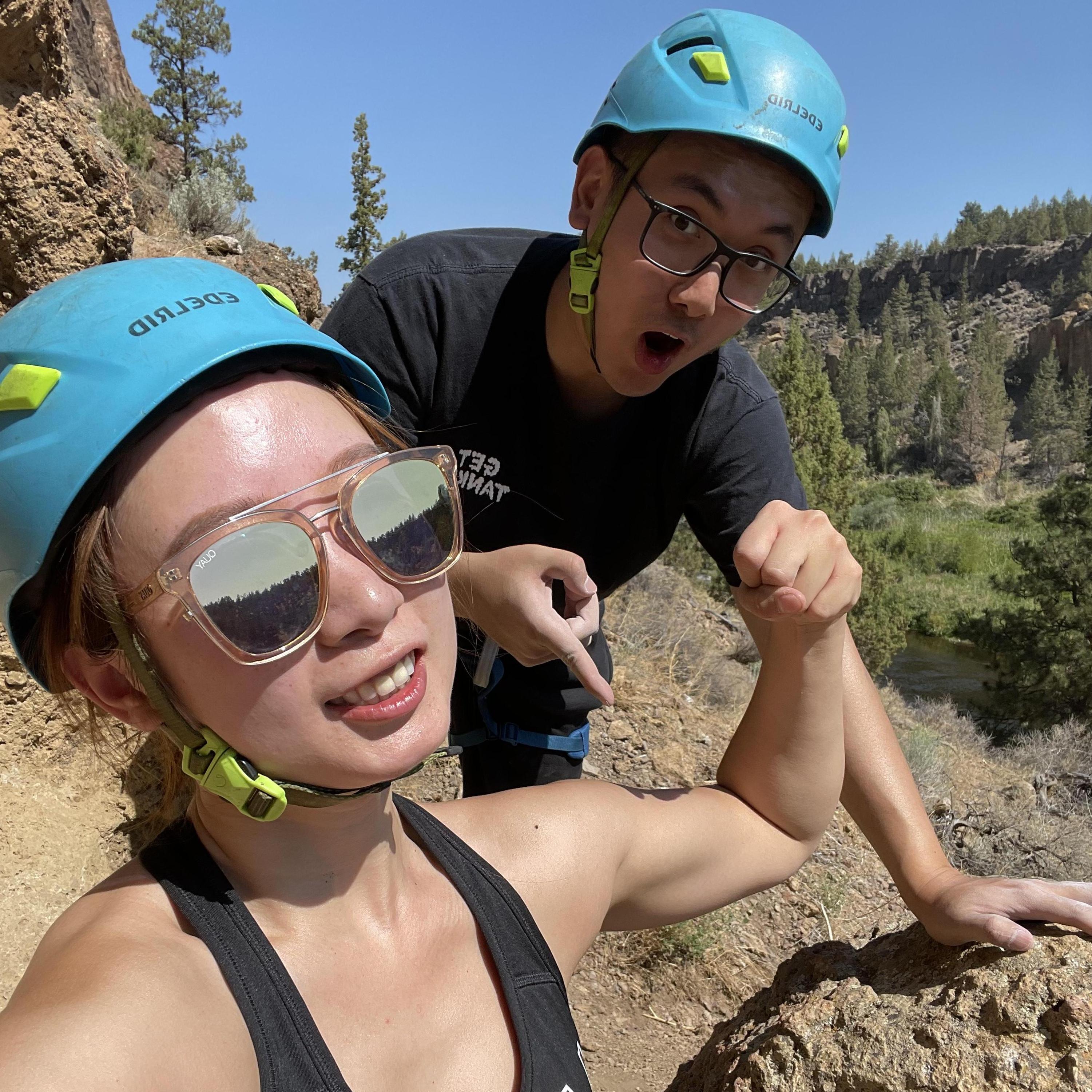 Rock Climbing at Smith Rock, Oregon