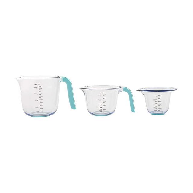 KitchenAid Universal Measuring Jugs, Set of 3, Aqua Sky