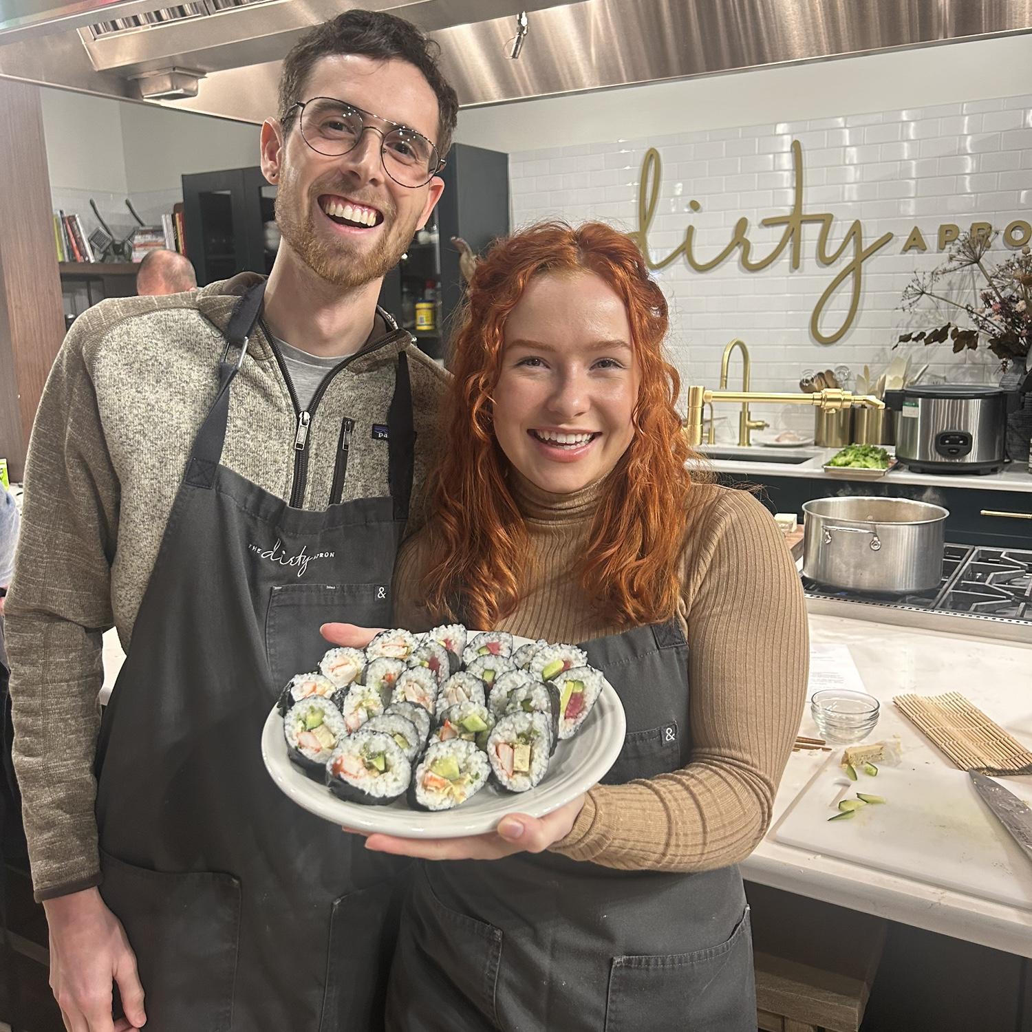 Sushi cooking class
