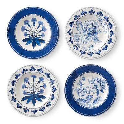 AERIN Fairfield Outdoor Melamine Salad Plates, Set of 4
